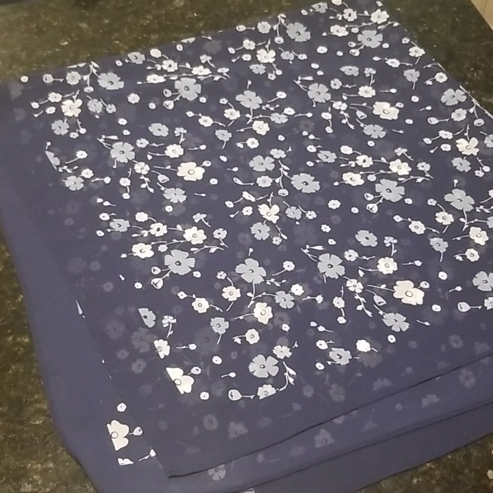 Michael Kors flowered scarf